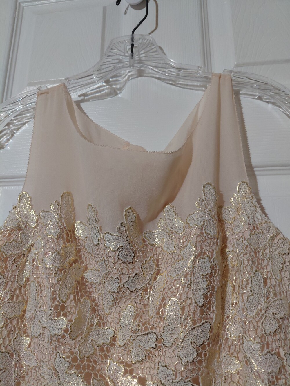 LILLY PULITZER fulton DRESS sz 8 papillon lace buttefly gold cream wedding RARE! - Picture 4 of 10